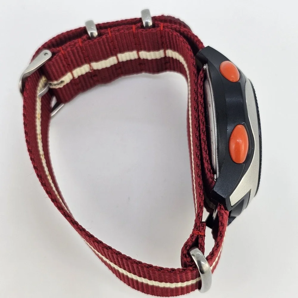 Chicago‎ Bears Digital Men's Watch Game Time 44MM New Canvas Band New Battery